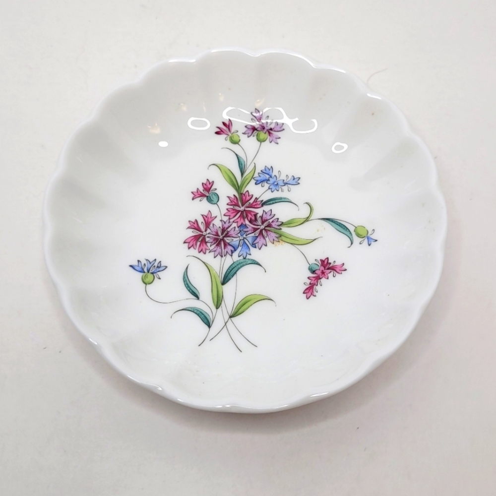 Spode Fine Bone China Vintage Floral Trinket Dish Ring Dish